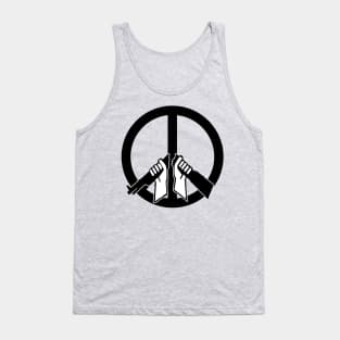 Broken Rifle and Peace Tank Top